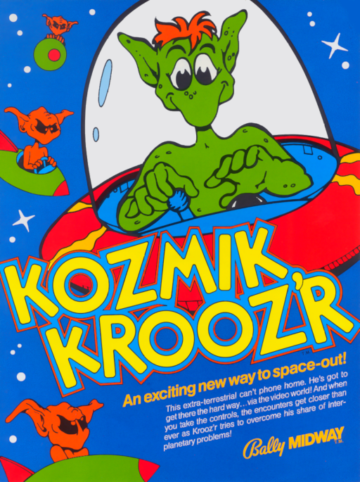 Kozmik Kroozr Arcade Game Cover